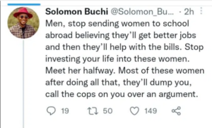 “Women Do Not Appreciate Men Who Build Them” – Solomon Buchi Says As He Dishes Out Strong Advice To Men