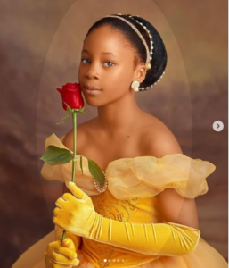 “Ada Ijele” - Singer, Flavour & Sandra Okagbue Hail First Daughter, Gabrielle On Her 8th Birthday (Photos)