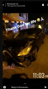 BBNaija’s Emmanuel Umoh Survives Ghastly Car Accident (Photos)