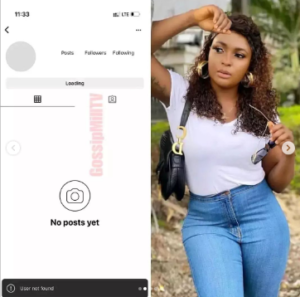 Blessing Okoro Loses Instagram Account After Announcing Herself As Official Therapist Of IVD