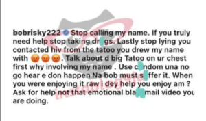 “Stop Calling My Name, You Didn’t Contract HIV Because Of Me” – Bobrisky Sends Strong Warning To Sick Fan, Lord Casted