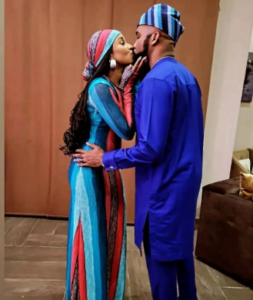 “A Thousand Kisses From You Is Never Too Much” - Actress, Adesua Etomi Tell Hubby, Banky W As They Shares New Loved-Up Photos