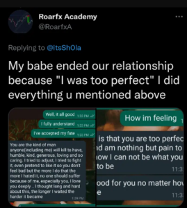 Heartbroken Man Cries Out As Girlfriend Breaks Up With Him For Being Too ‘Perfect’