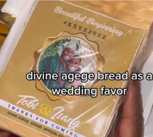 Wedding Guests Left In Shock As They Receive Agege Bread As Souvenir At Lagos Wedding (Video)