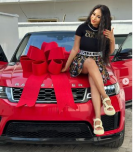 Actress Yetunde Barnabas Receives A Range Rover As Push Present From Husband (Photos + Video)