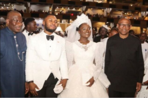 Deborah Enenche white wedding