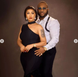 Thank You For Loving Me Against All Odds - Olakunle Churchill Pen Heartwarming Note His Wife, Rosy Meure As They Celebrates 3rd Wedding Anniversary (Photos)