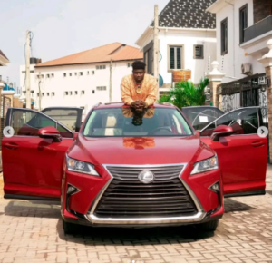 “We Keep Showing Love Now God Has Blessed Me With A New Car”-  Skit Maker, Untouchable Comedy Grateful  As He Acquires Multi Million Naira Car