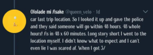 Nigerian Lady Narrates How She Tracked Down Her Stolen Car Without The Help Of Police