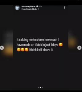 Phyna Reveals How Much She Makes On TikTok In A Week