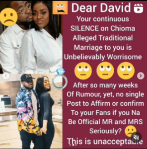 “This Is Unacceptable” Actor, Uche Maduagwu Calls Out Davido For Not Officially Announcing Marriage To Chioma Rowland1