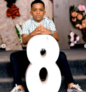 “My Intelligent Gentle Boy” Actress, Uche Nnanna Shower Prayers And Praises On First Son As He Celebrates 8th Birthday (Photos)