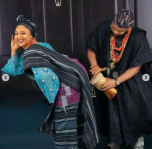 “Heads, I Am Yours And...”Actress, Rosy Meurer Sends Reassuring Love Message To Her Husband, Olakunle Churchill (Photos)