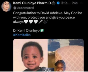 “May God Protect And Give You Peace” Kemi Olunloyo Bows To Pressure As She Showers Prayers And Love On Davido0