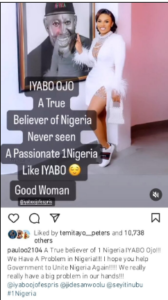 “Never Seen A Passionate Nigerian Like Her” Paul O Showers Praises On His Woman, Iyabo Ojo8