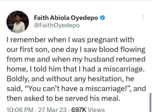 Pastor Faith Oyedepo Shares Testimony Of How She Miraculously Survived A Miscarriage2