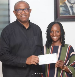 “The President After Our Heart” Nigerians Applaud Peter Obi After Fulfilling Pledge To Graduate Who Could Not Afford N75k Oven (Photos)