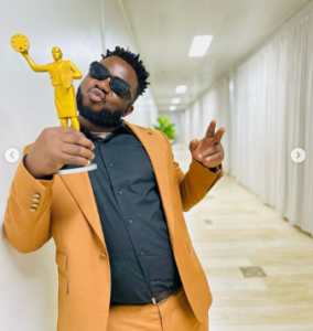 Skit Maker, Sabinus Grateful As He Bags First International Award (Photos)