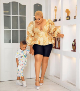 “We Thought It Was Going To Be Difficult Without My Mother” Actress, Nkechi Blessing Emotional As She Celebrates Her Son On His Fourth Birthday (Photos)6