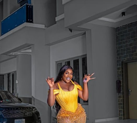 “Latest Landlady In Town” Skit Maker, Nons Miraj Marks Birthday With New House (Photos)