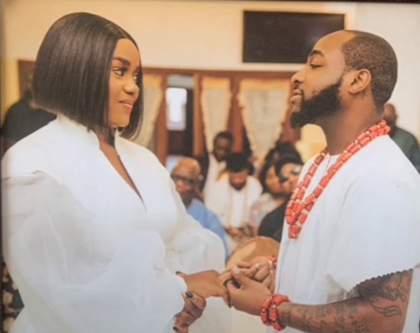 Davido and chioma wedding photos