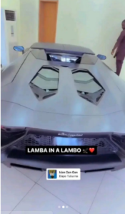 Skit Maker, Lord Lamba Acquires Brand New Lamborghini (Video)