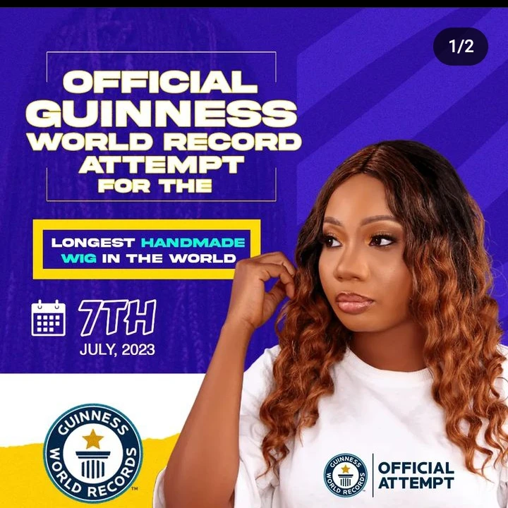 Nigerian Wigmaker  who got Guinness World Records Approval to make Longest Handmade Wig In World, announces date