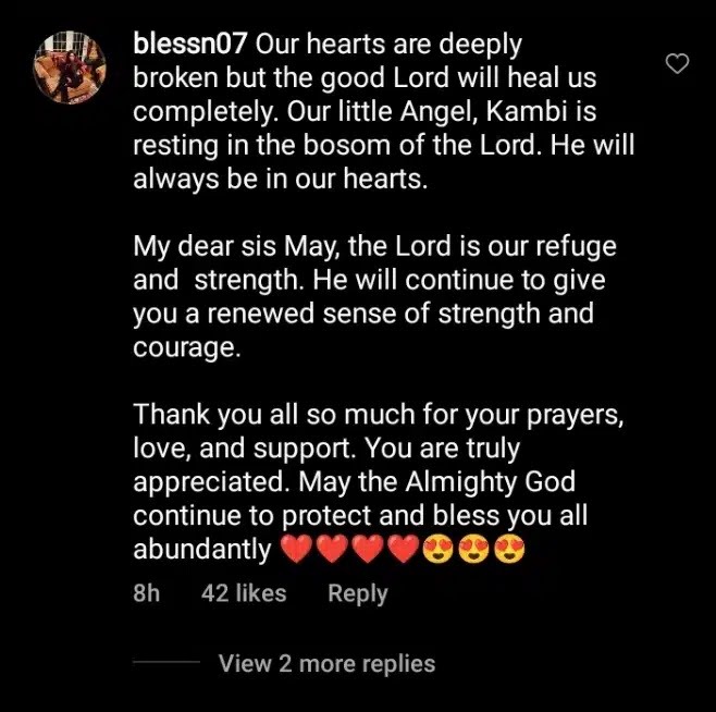 "The Lord Is Your Refuge And Strength And He Will....." - May Edochie's Elder Sister Speaks Amidst Divorce Proceedings