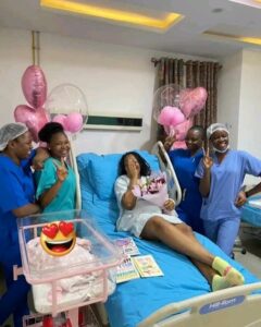 BBNaija's Frodd and wife welcomes their first child ( Photos + Video)