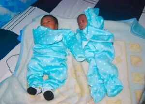 Nigerian Woman Welcomes Twins After 22 Years Of Waiting