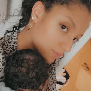 “A mother to two boys and a girl” BBNaija’s  Gifty Powers emotional as she welcomes her third child (Photos)