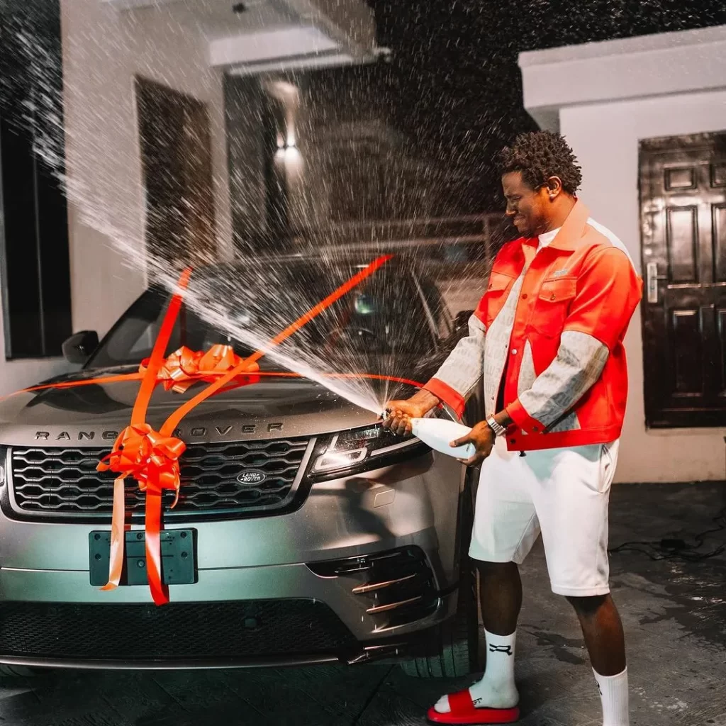 Skitmaker, Nasty Blaq gifts himself a Range Rover as an early birthday present