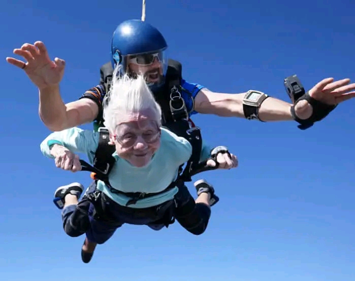 104-Year-Old Woman D!es Days After Going Skydiving To Break Guinness World Record