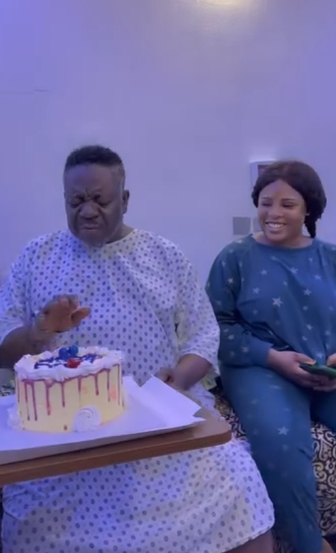 “It breaks my heart that we are celebrating you today from the hospital Bed”John Okafor ’s daughter celebrate him on his birthday (Video)