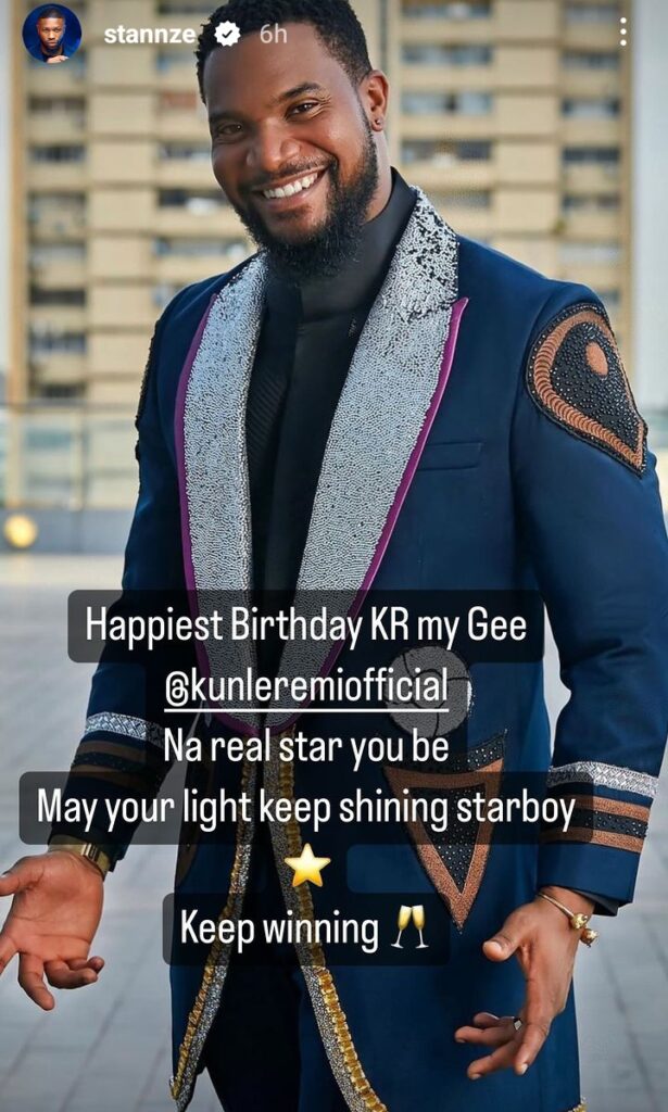 "Na real star you be" Actor, Stan Nze pen heartwarming note to Kunle Remi on his birthday (Photos)