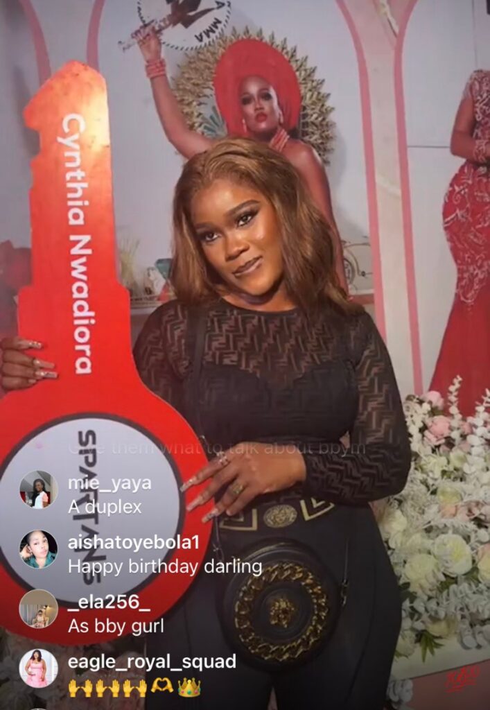 BBNaija’s Ceec emotional as she receives brand new luxury house from fans on her 31st birthday (Video)