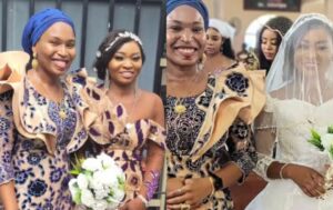 “My heart is full” – Nigerian woman excited as she gives out her adopted daughter’s hand in marriage 8 yrs after she came into her home as a nanny