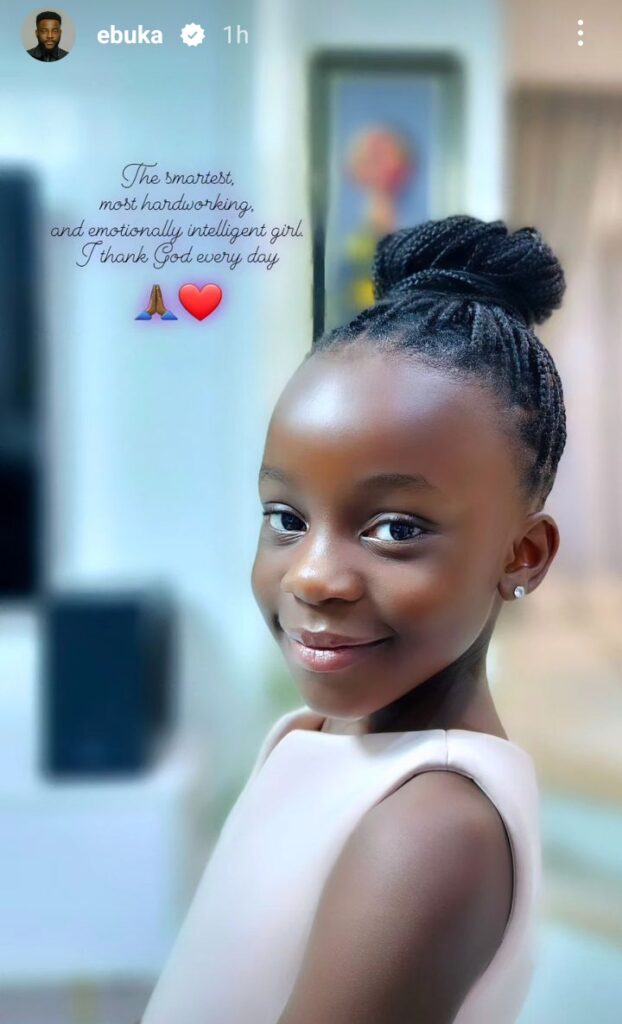 "The smartest, most hardworking, and emotionally intelligent girl" BBNaija's Ebuka and wife celebrates first daughter on her 7th birthday (Photos)